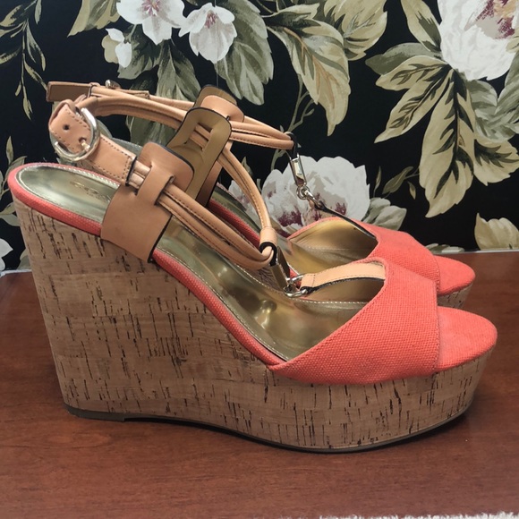 COACH wedges! WORN ONCE! - Picture 6 of 7